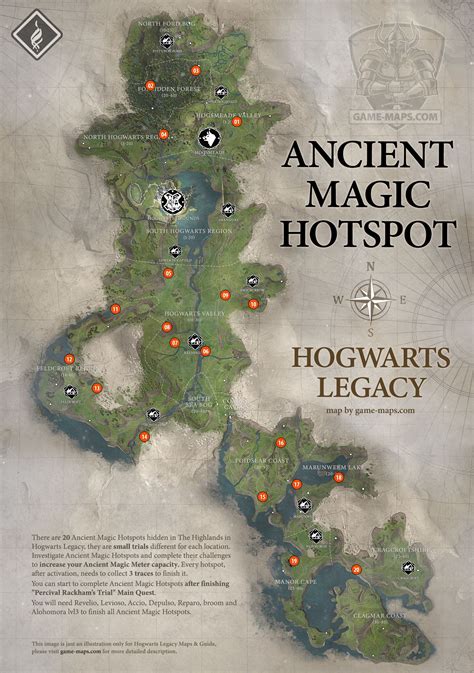 Ancient magical hotspot at hogwarts legacy not working properly